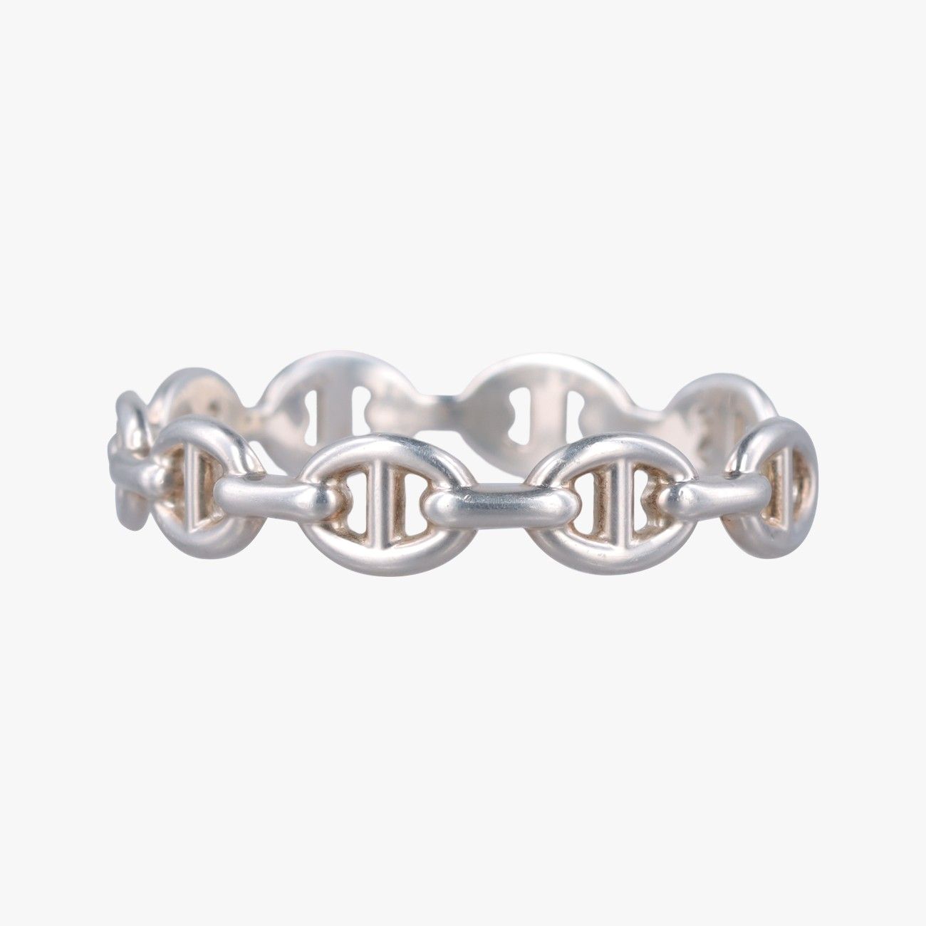 Hermes Chaine D'ancre Ancene Silver Bracelet — view 3