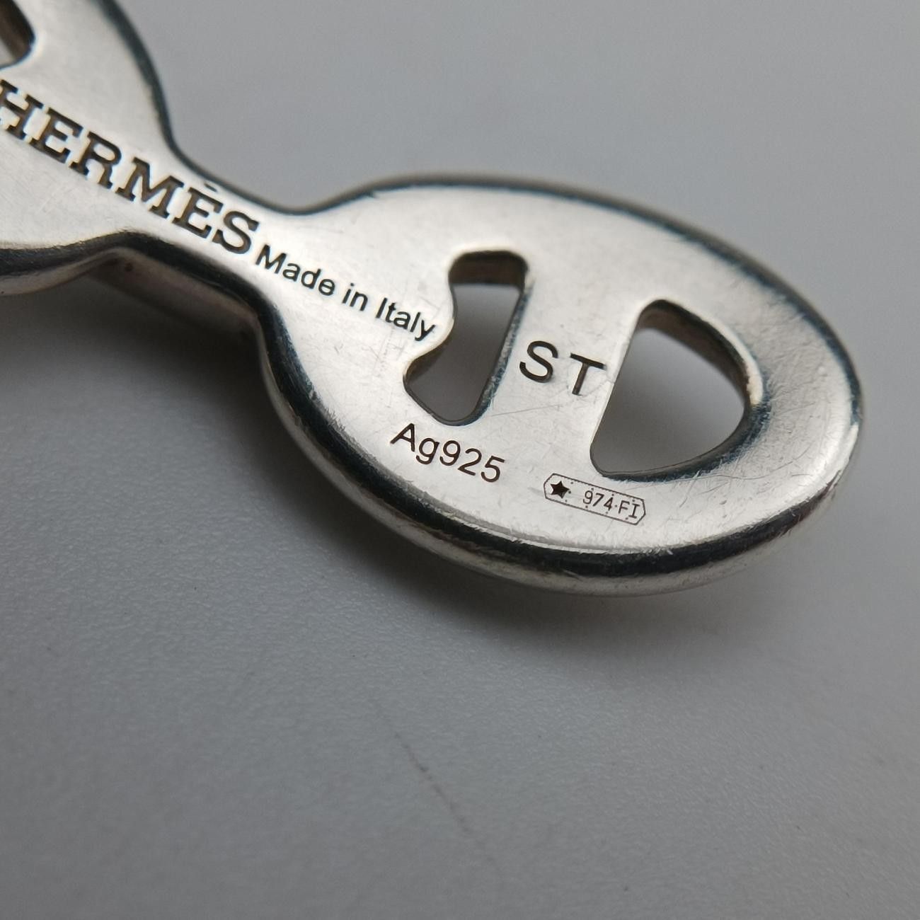 Hermes Chaine D'ancre Ancene Silver Bracelet — view 6