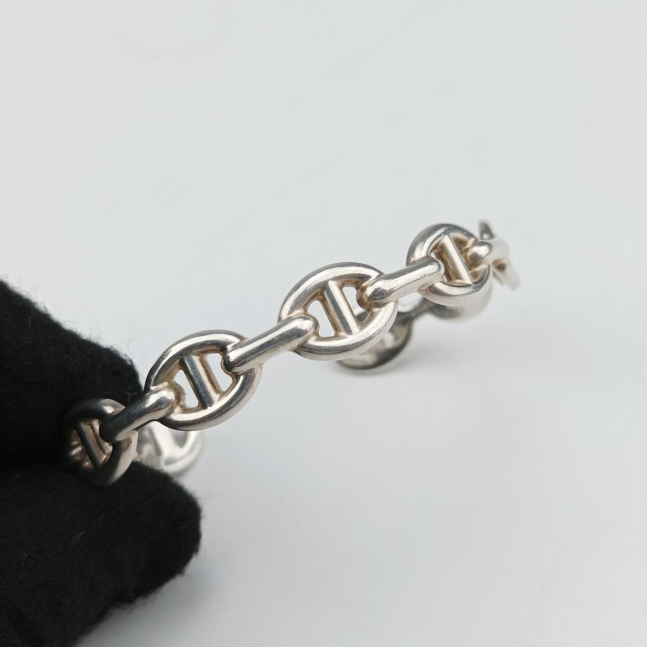 Hermes Chaine D'ancre Ancene Silver Bracelet — view 4