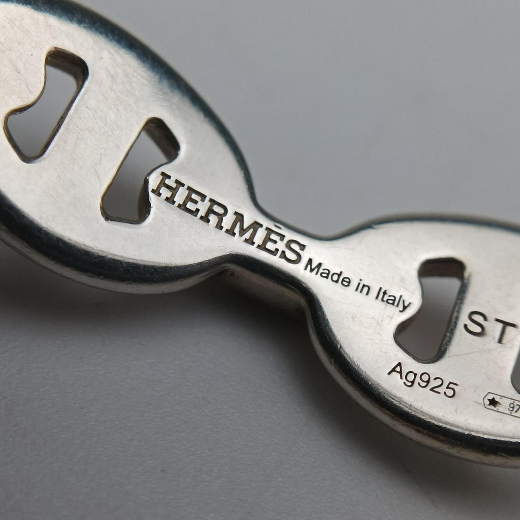 Hermes Chaine D'ancre Ancene Silver Bracelet — view 5
