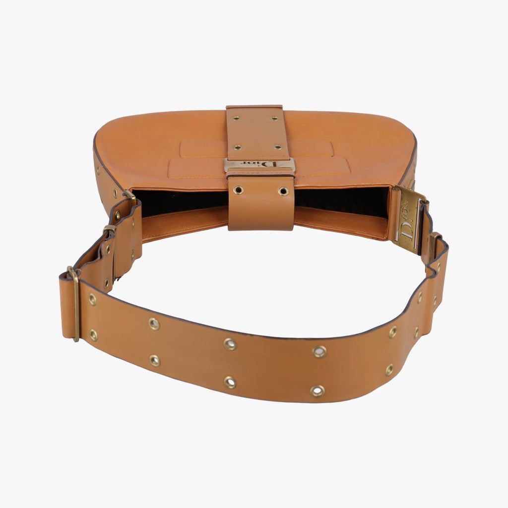 Dior Street Chic Columbus Brown Leather Shoulder — view 8