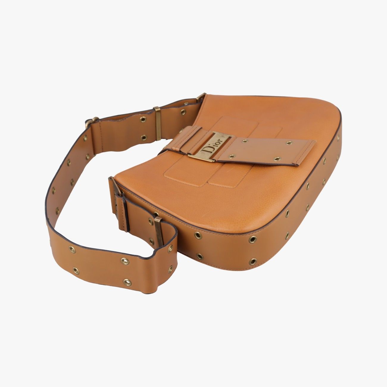 Dior Street Chic Columbus Brown Leather Shoulder — view 5
