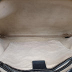 Gucci GG Plus Supreme Beige Navy Canvas Leather Shoulder — view 9