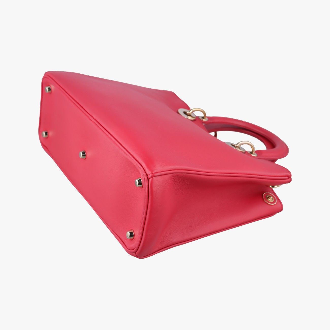 Dior Diorissimo Red Leather Shoulder — view 6