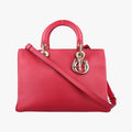 Dior Diorissimo Red Leather Shoulder