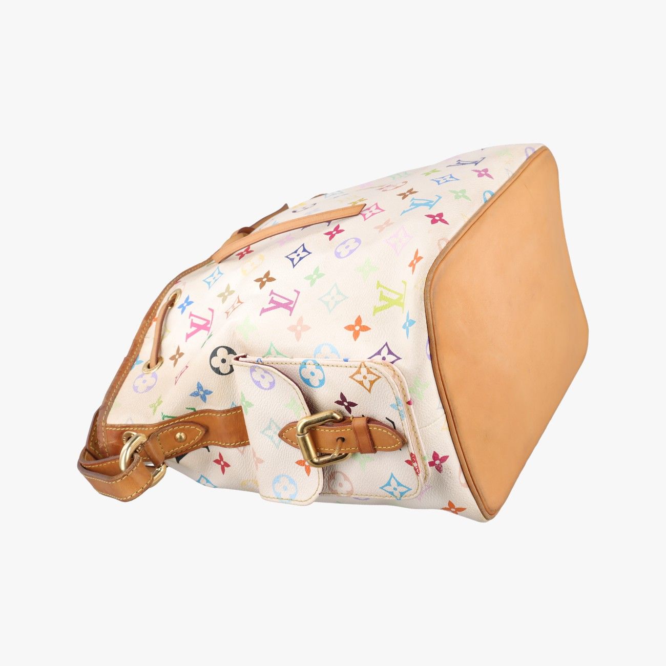 Louis Vuitton Petit Noe Blanc Monogram Multicolor — view 5