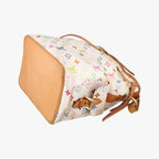 Louis Vuitton Petit Noe Blanc Monogram Multicolor — view 4