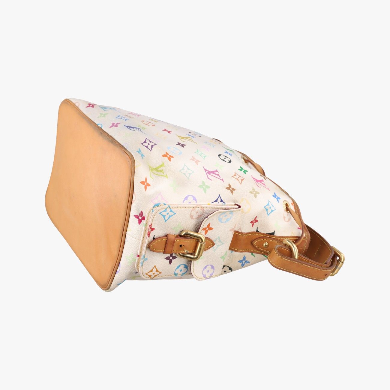 Louis Vuitton Petit Noe Blanc Monogram Multicolor — view 6