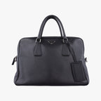 Prada Business Briefcase Black Saffiano Leather