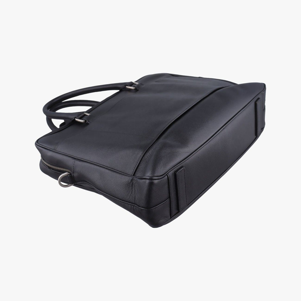 Prada Business Briefcase Black Saffiano Leather — view 7