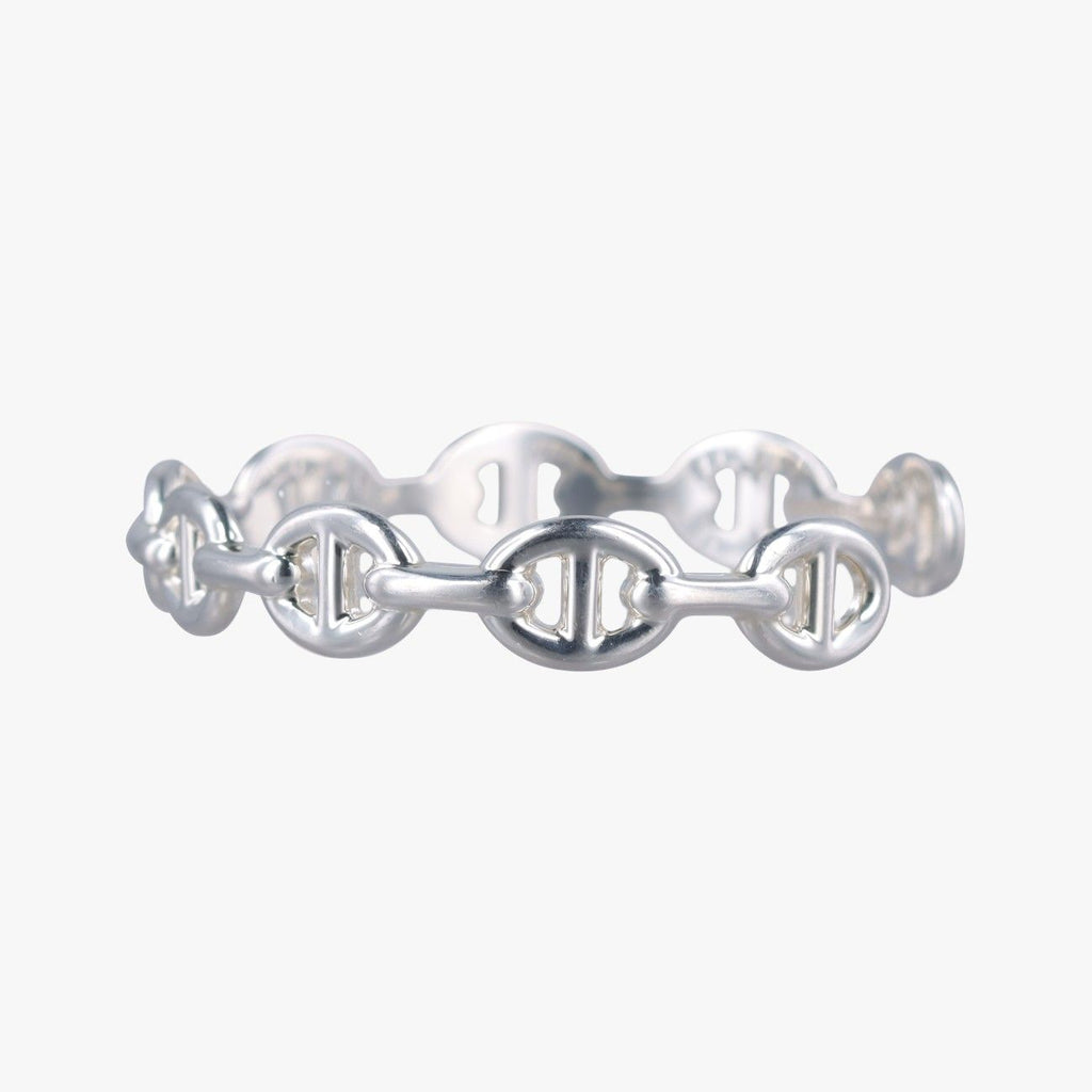 Hermes Chaine D'ancre Ancene Silver Bracelet — view 3