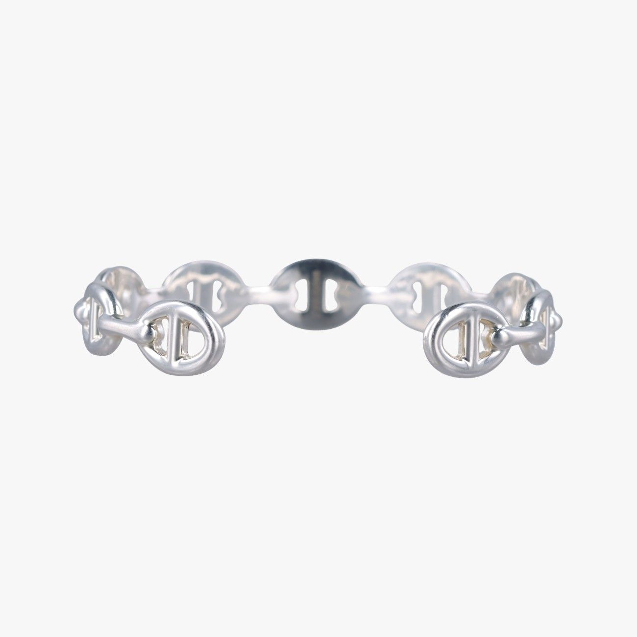 Hermes Chaine D'ancre Ancene Silver Bracelet — view 2