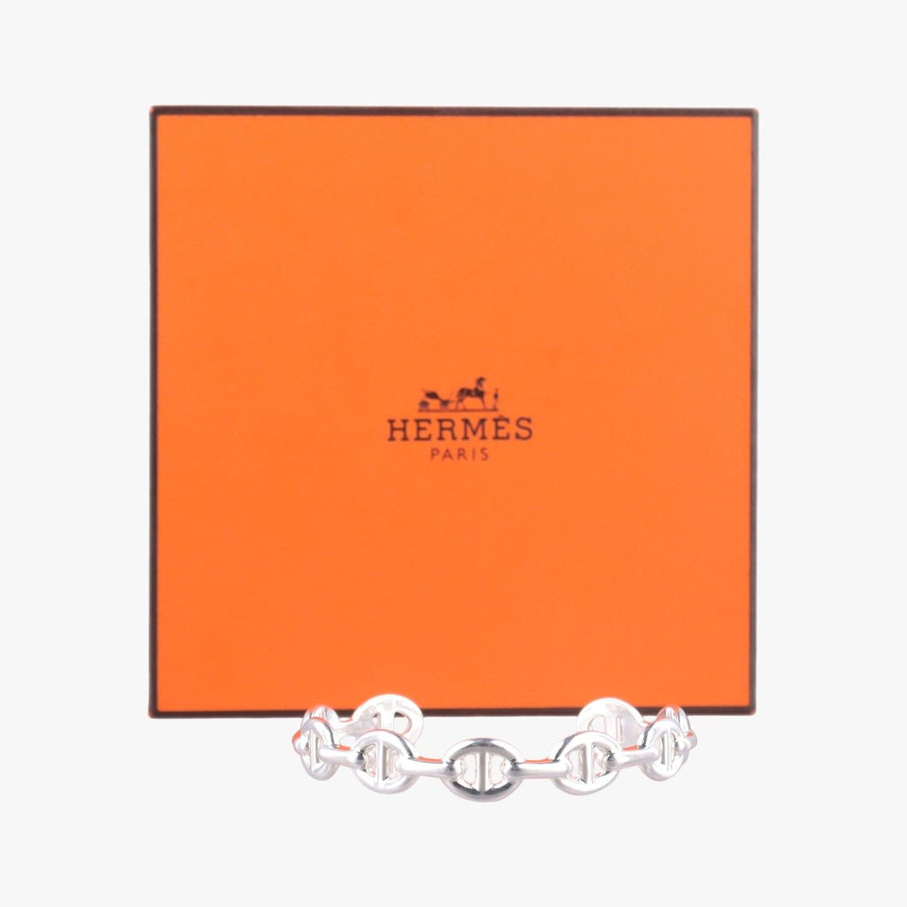 Hermes Chaine D'ancre Ancene Silver Bracelet — view 4