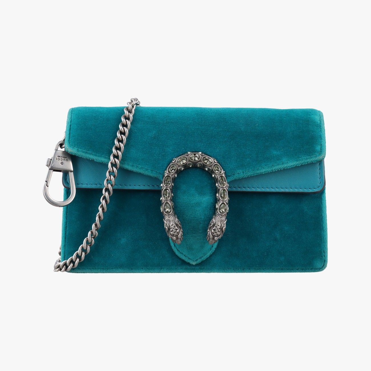 Gucci Dionysus Blue Velour Shoulder