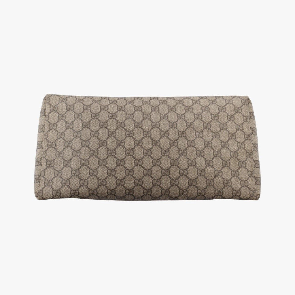 Gucci GG Plus Supreme Khaki Canvas Tote — view 3