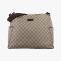 Gucci GG Plus Supreme Khaki Canvas Tote