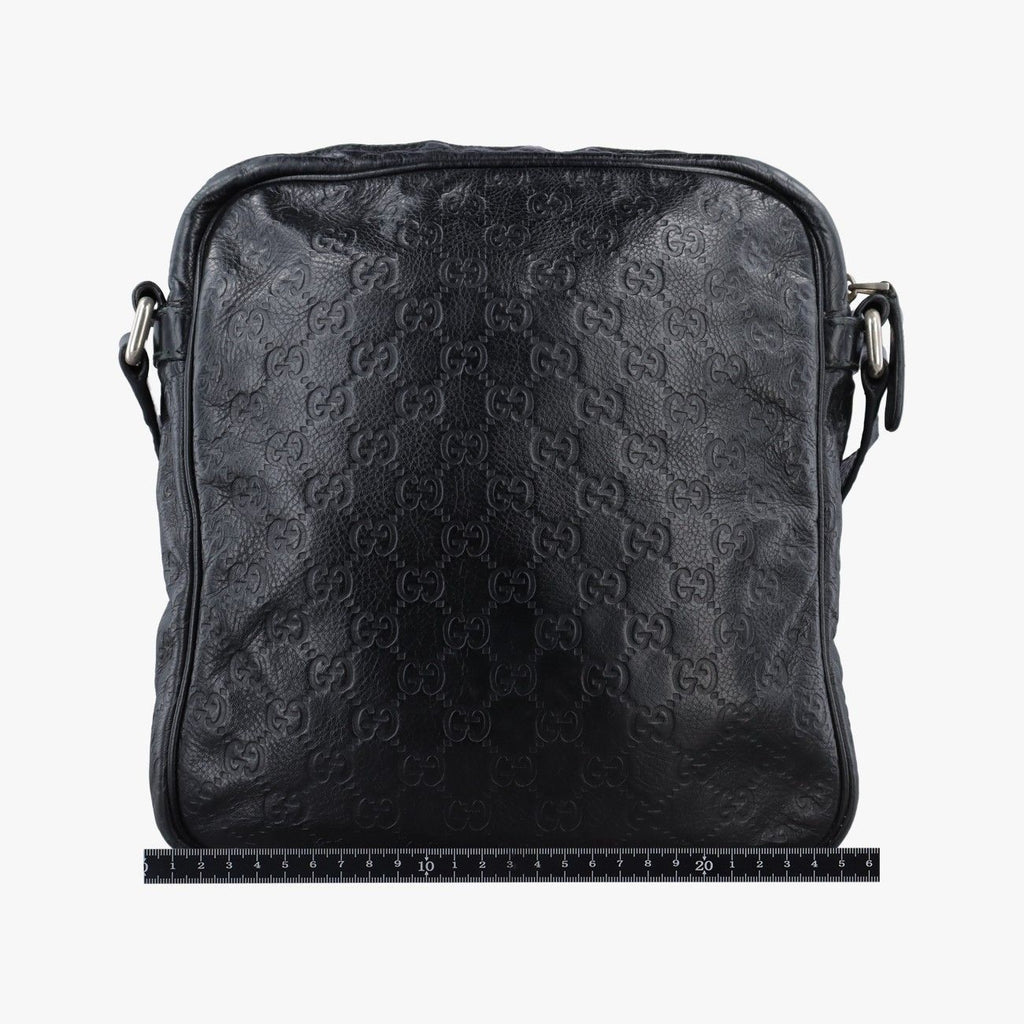 Gucci GG Supreme Messenger Black Leather — view 2