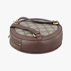 Gucci Ophidia Brown Beige Multi Canvas Leather Backpack — view 7