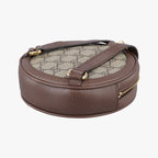 Gucci Ophidia Brown Beige Multi Canvas Leather Backpack — view 6