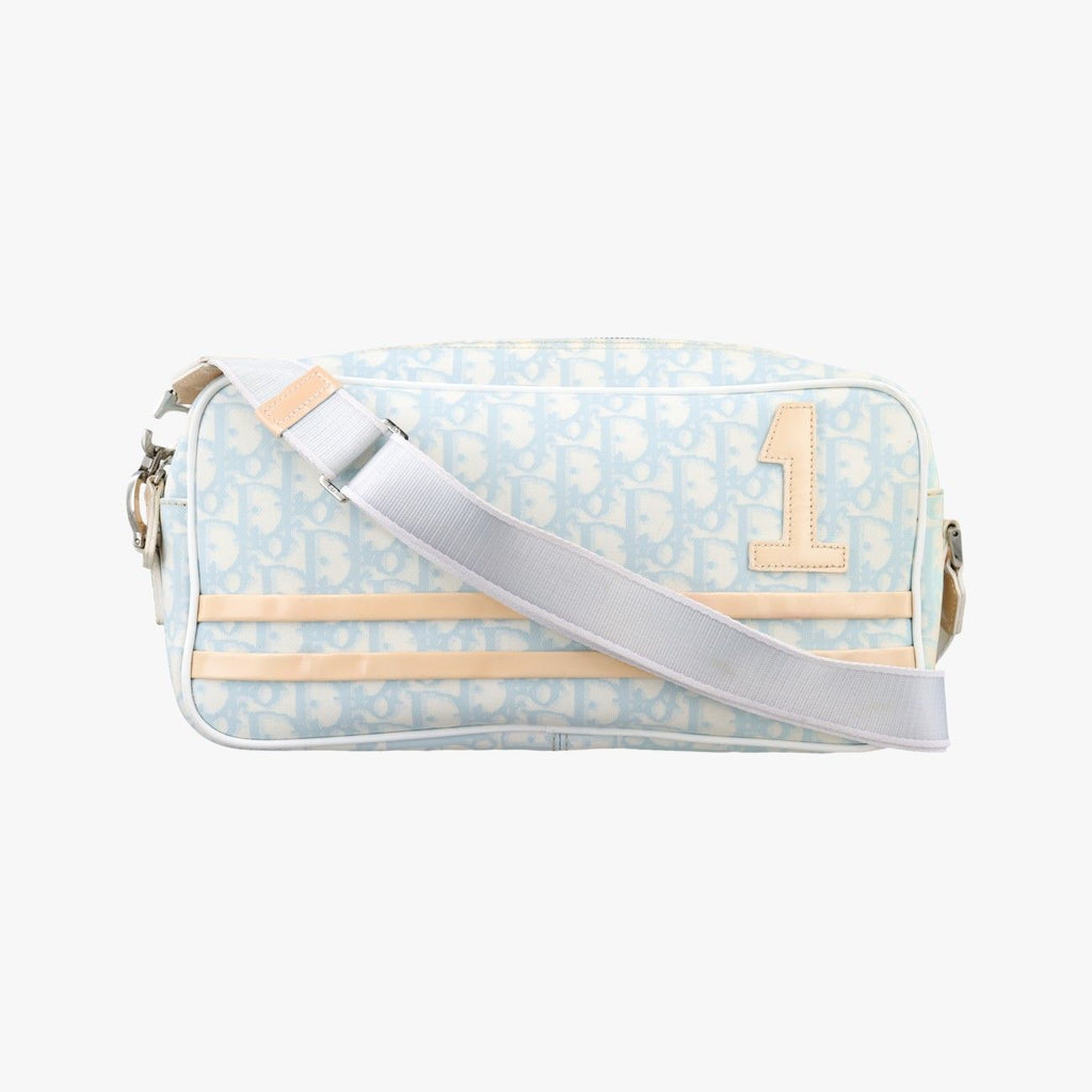 Dior Trotter Blue Canvas BO Shoulder