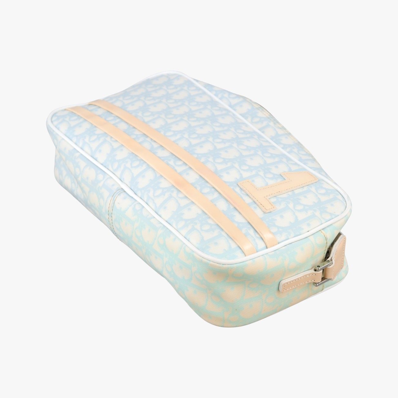 Dior Trotter Blue Canvas BO Shoulder — view 4