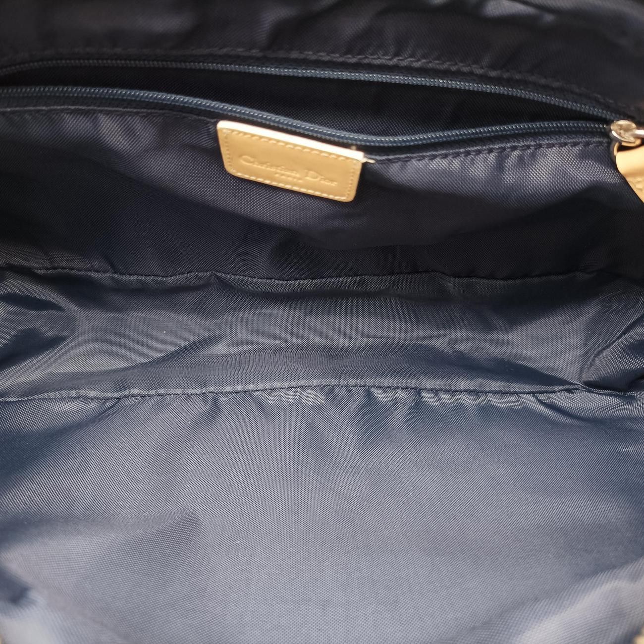 Dior Trotter Blue Canvas BO Shoulder — view 9