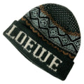 Loewe Knit Hat Green Blue Multi Wool