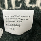 Loewe Knit Hat Green Blue Multi Wool — view 5