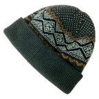 Loewe Knit Hat Green Blue Multi Wool — view 2