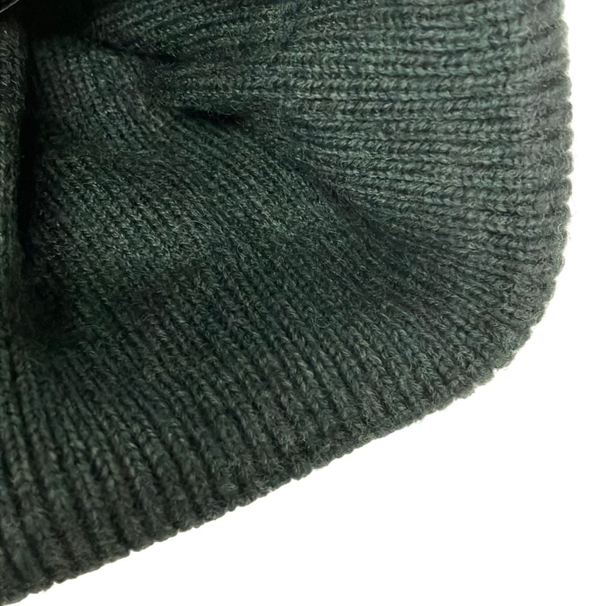 Loewe Knit Hat Green Blue Multi Wool — view 6