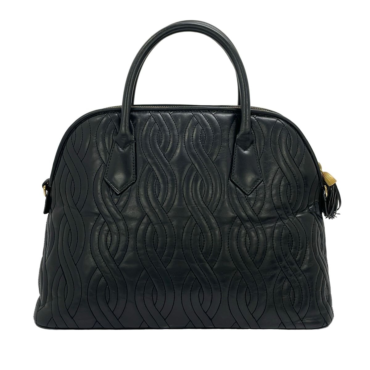 Fendi Handbag Black Leather — view 3