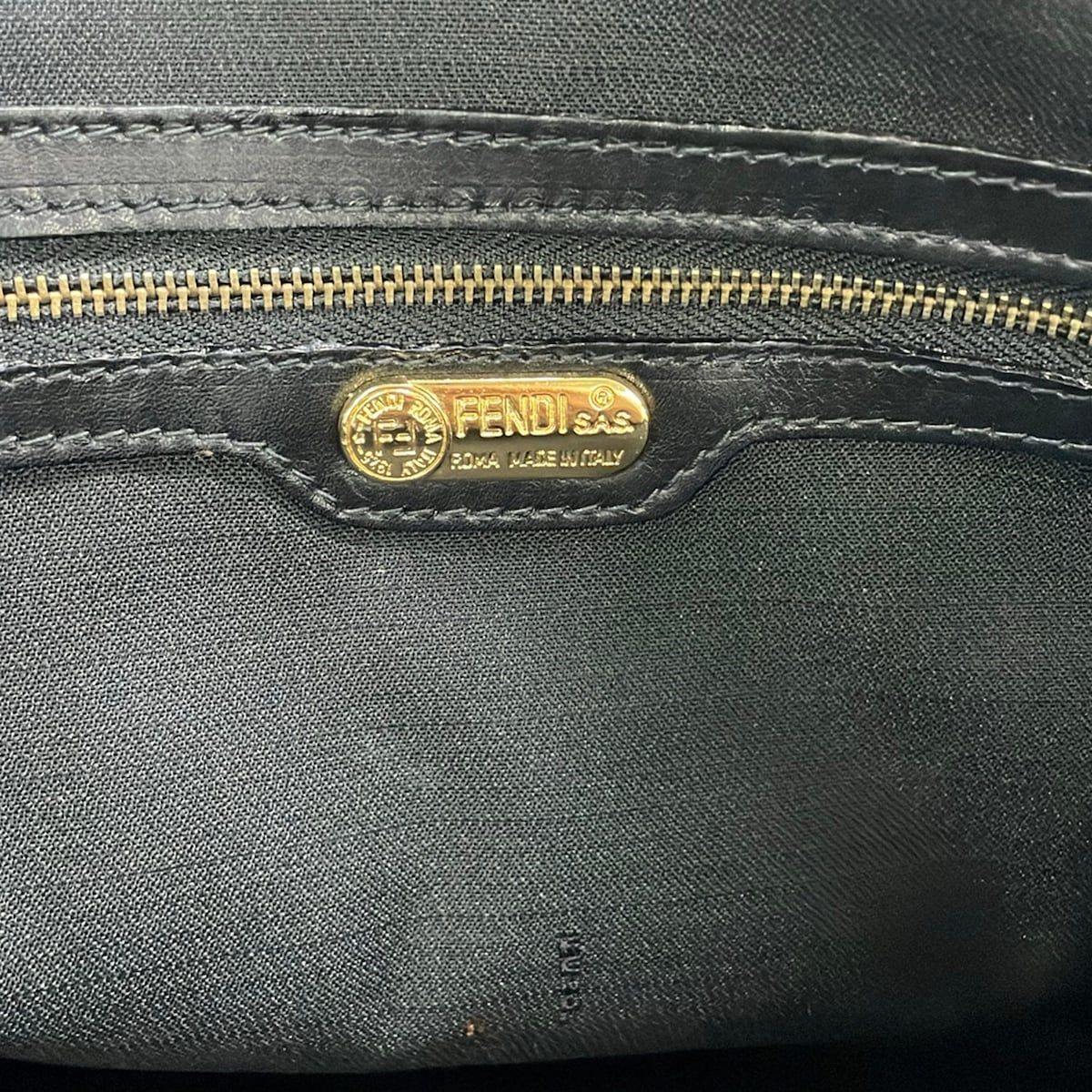 Fendi Handbag Black Leather — view 8