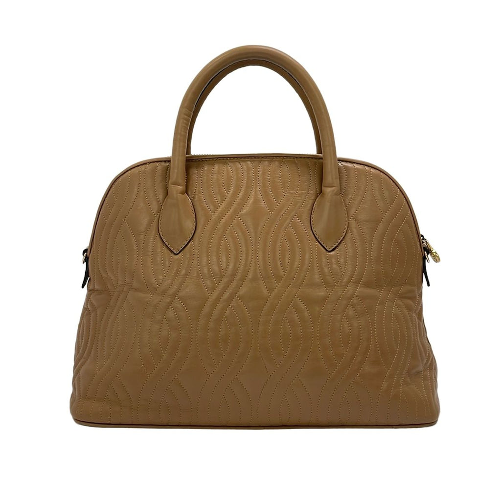 Fendi Handbag Brown Leather — view 3