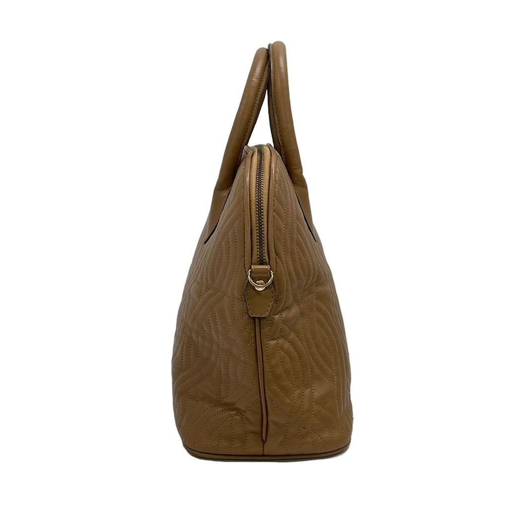 Fendi Handbag Brown Leather — view 4