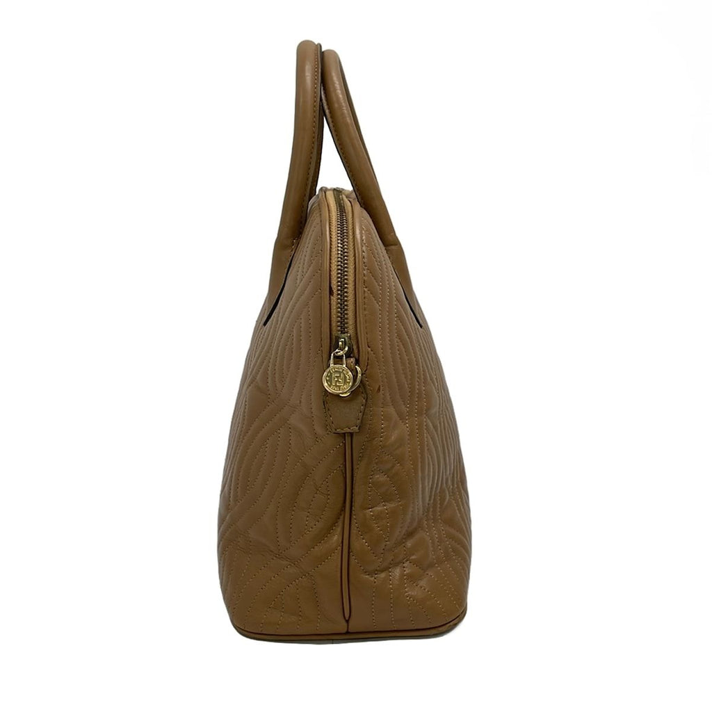 Fendi Handbag Brown Leather — view 2