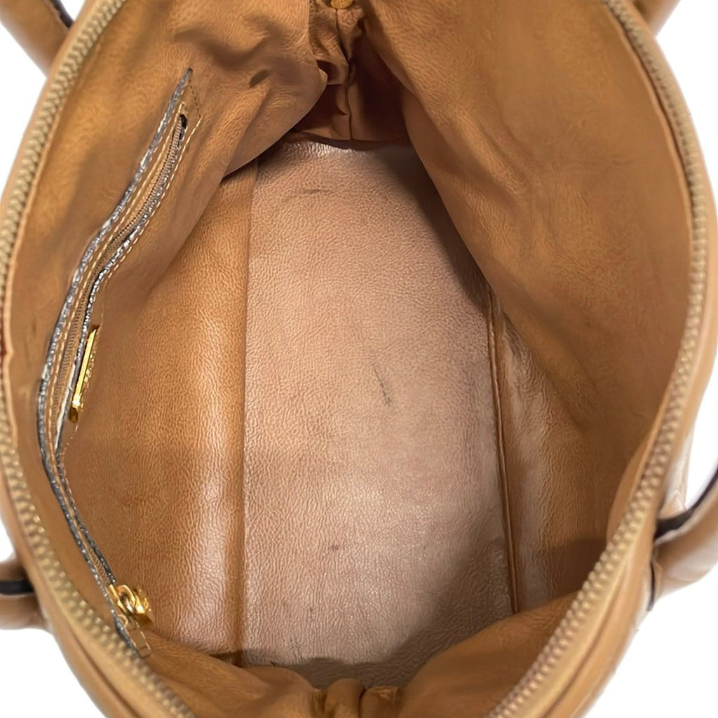 Fendi Handbag Brown Leather — view 7