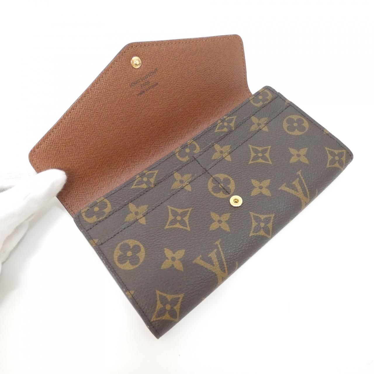 Louis Vuitton Monogram Portefeuille Sarah Wallet — view 6