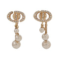 Dior CD Navy Earrings