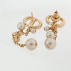 Dior CD Navy Earrings — view 3