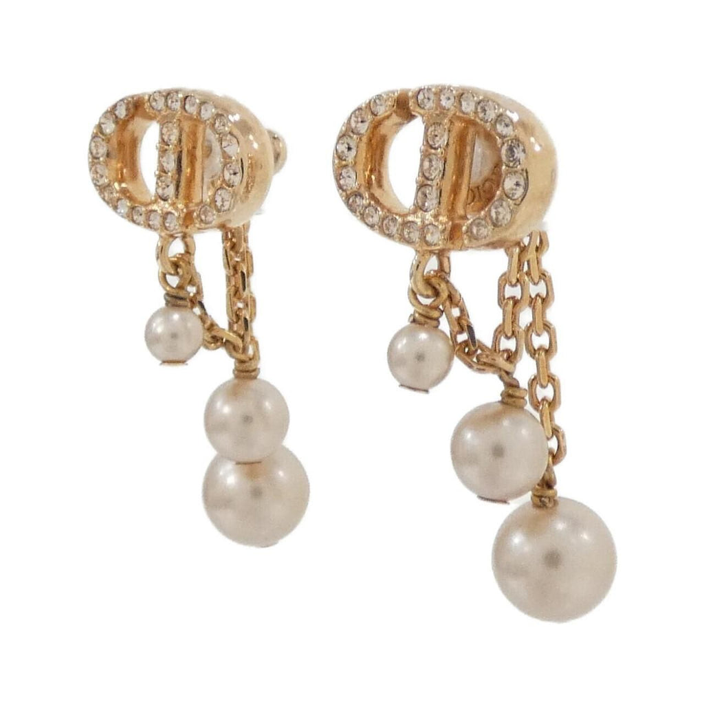 Dior CD Navy Earrings — view 2
