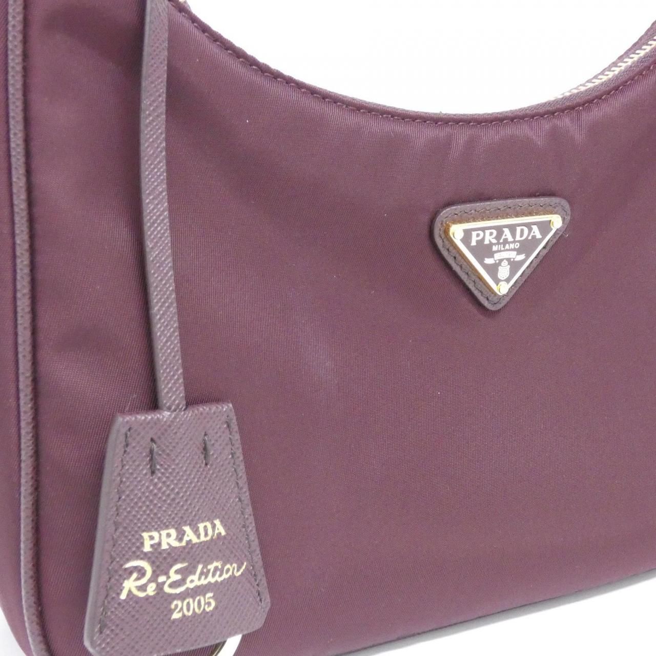 Prada Shoulder Bag Burgundy — view 4