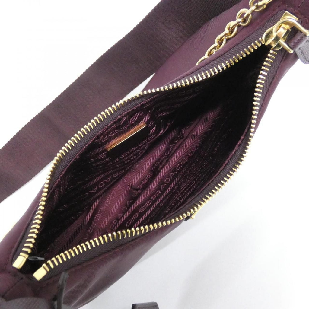 Prada Shoulder Bag Burgundy — view 6