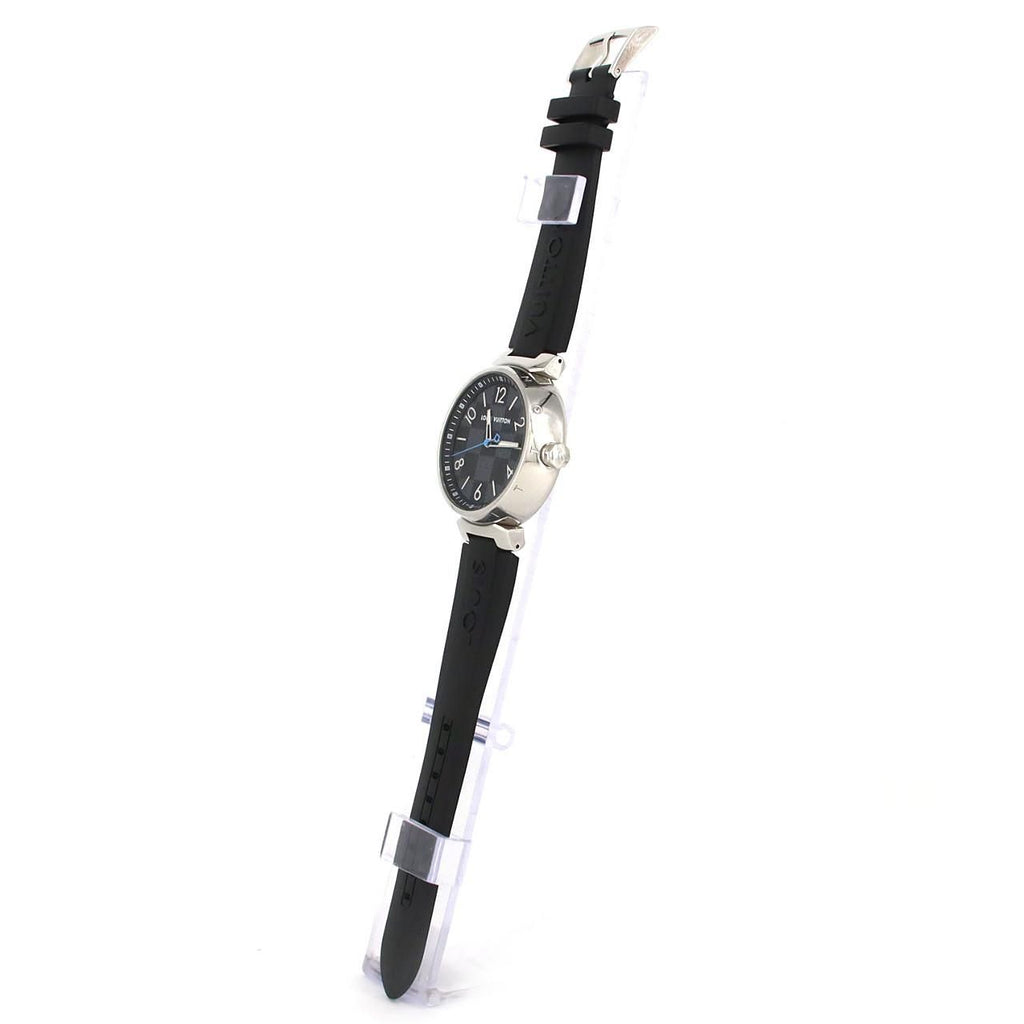 Louis Vuitton Tambour Damier Graphite SS Quartz Watch — view 2