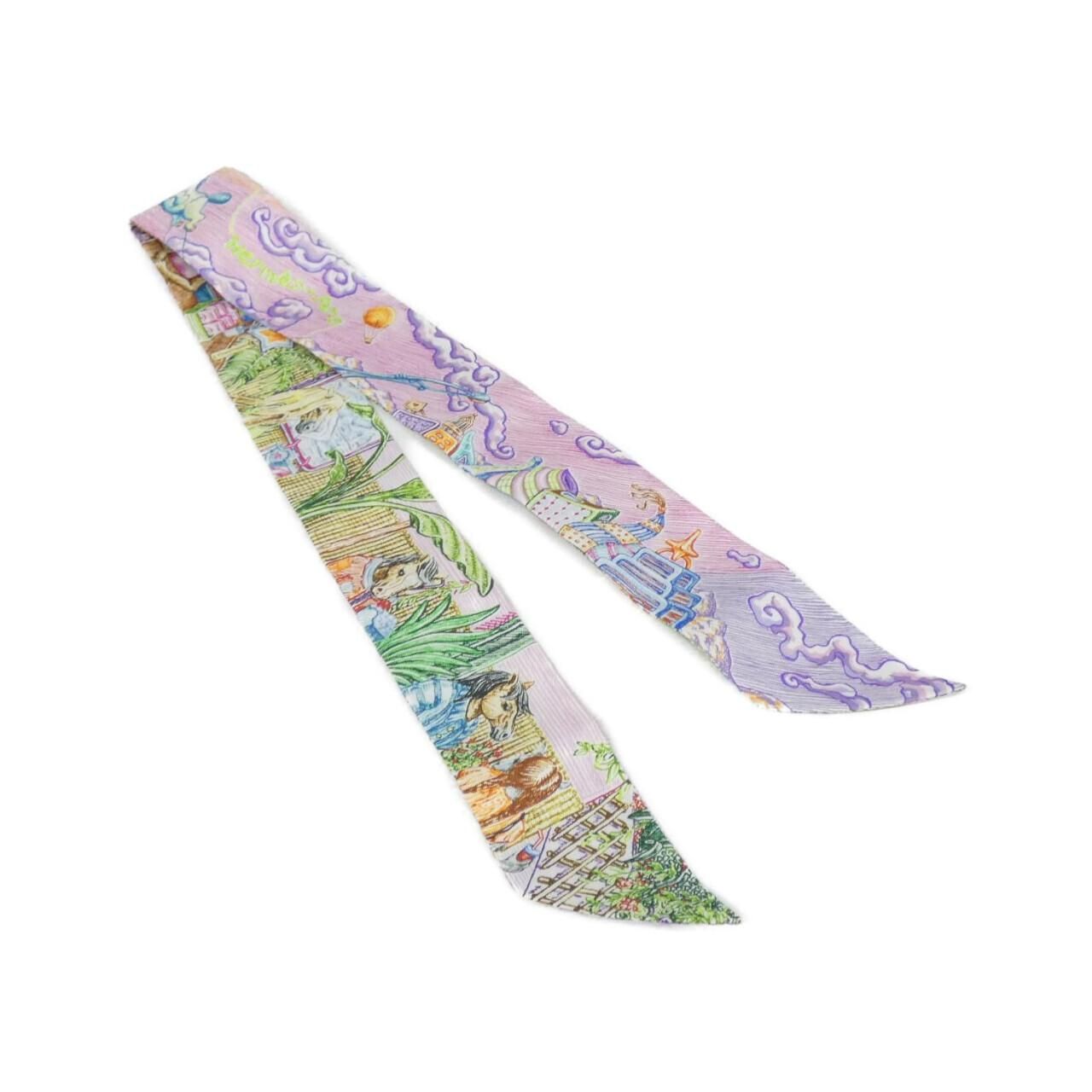 Hermes City of Light Twilly Scarf