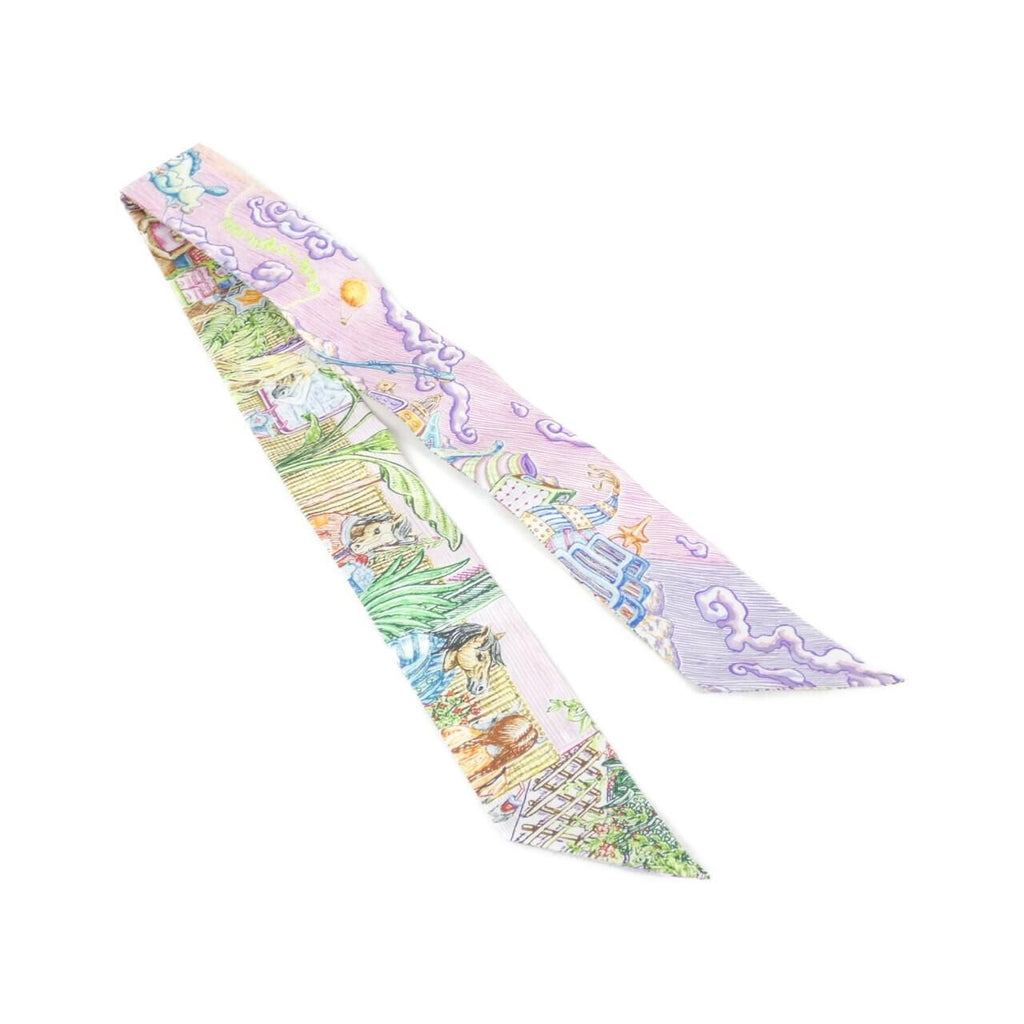 Hermes City of Light Twilly Scarf