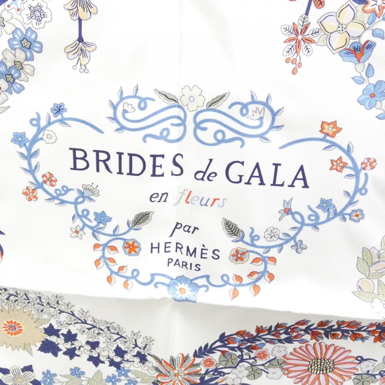 Hermes Brides de Gala en Fleurs Carre Scarf — view 2