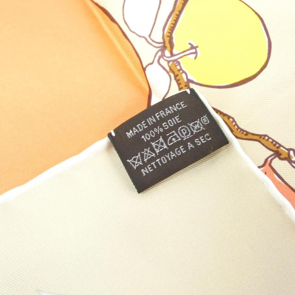 Hermes le Pommier Sellier Carre Scarf — view 4