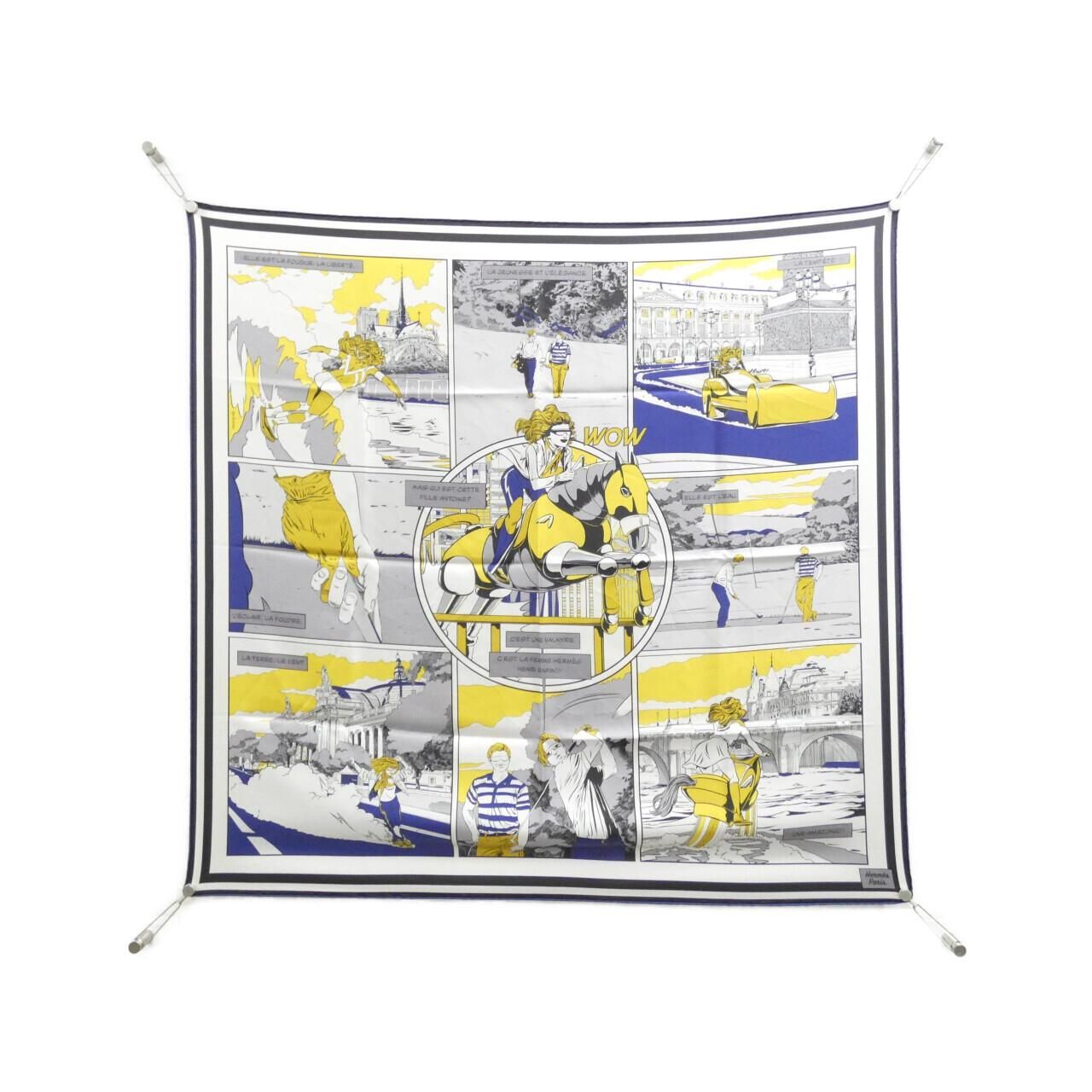 Hermes Wow Carre Double Face Scarf