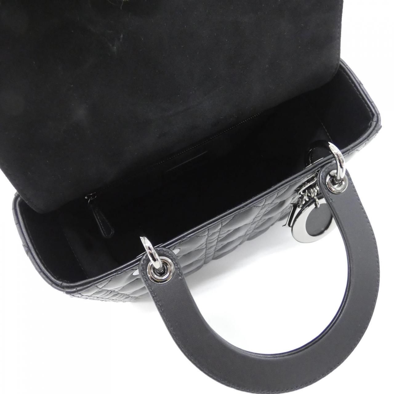 Dior Lady Bag Handbag Black — view 7