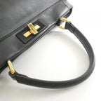 Fendi Peekaboo Bag Handbag Gold — view 4